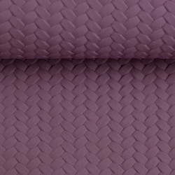 Kunstleder Pinto geflochten lavendel